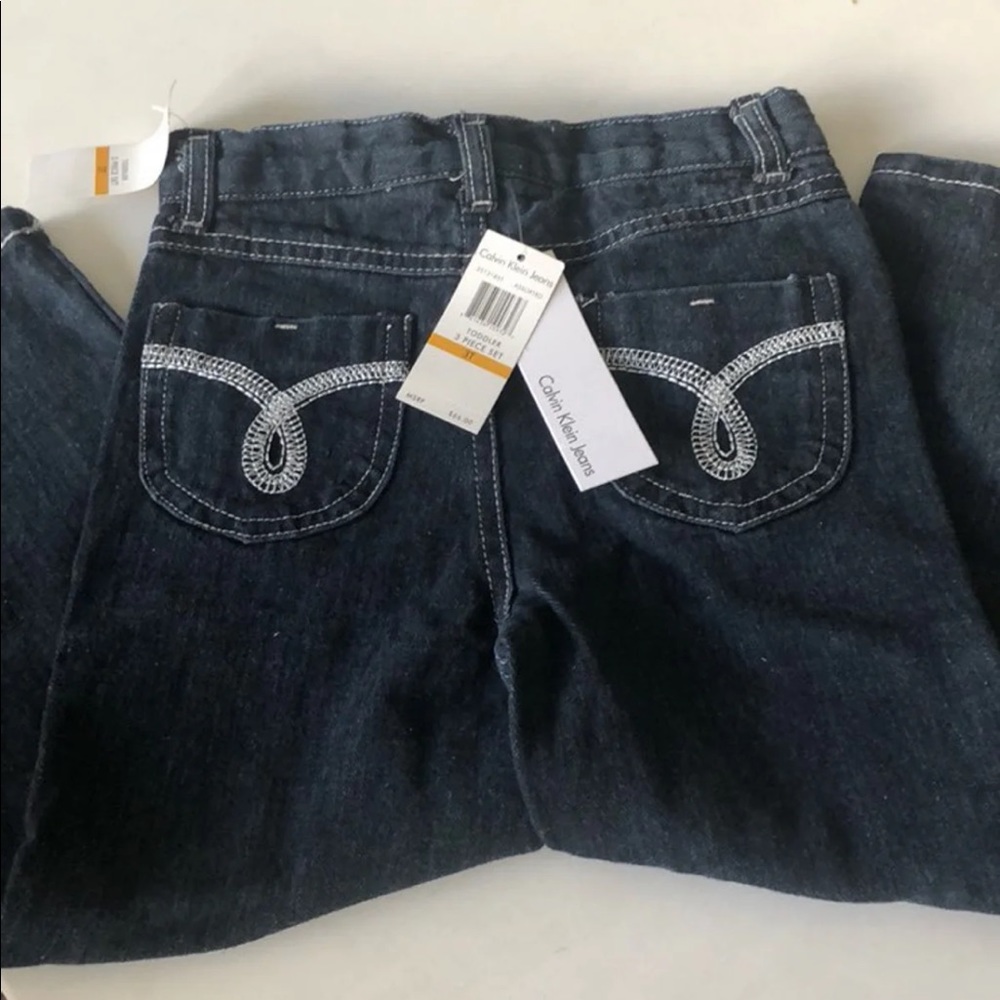 3t girls Calvin Klein jeans